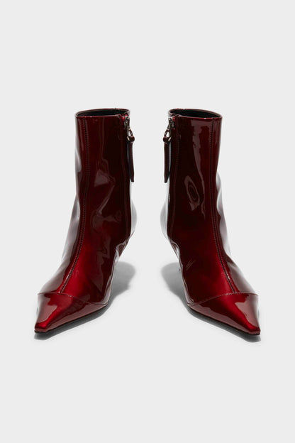 Boots Roe in Red Metallic