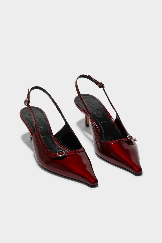 Pumps Saba in Red Metallicaeyde - Anita Hass