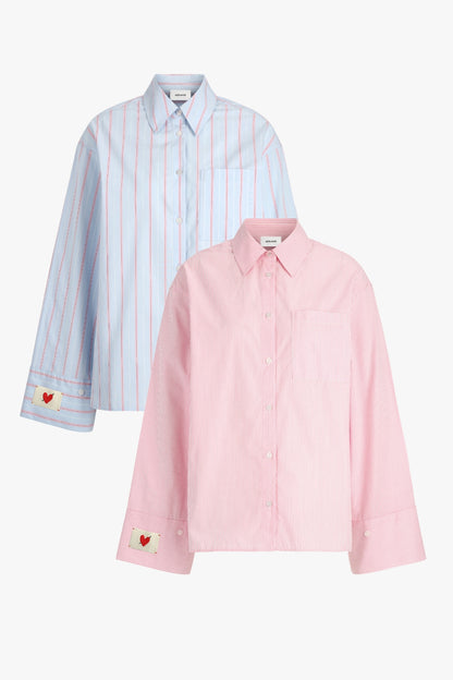 Set di camicette “Good Energy” in rosa/blu