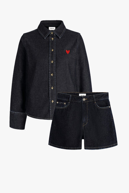 Conjunto de vaqueros «Summer Day» en denim sin tratar