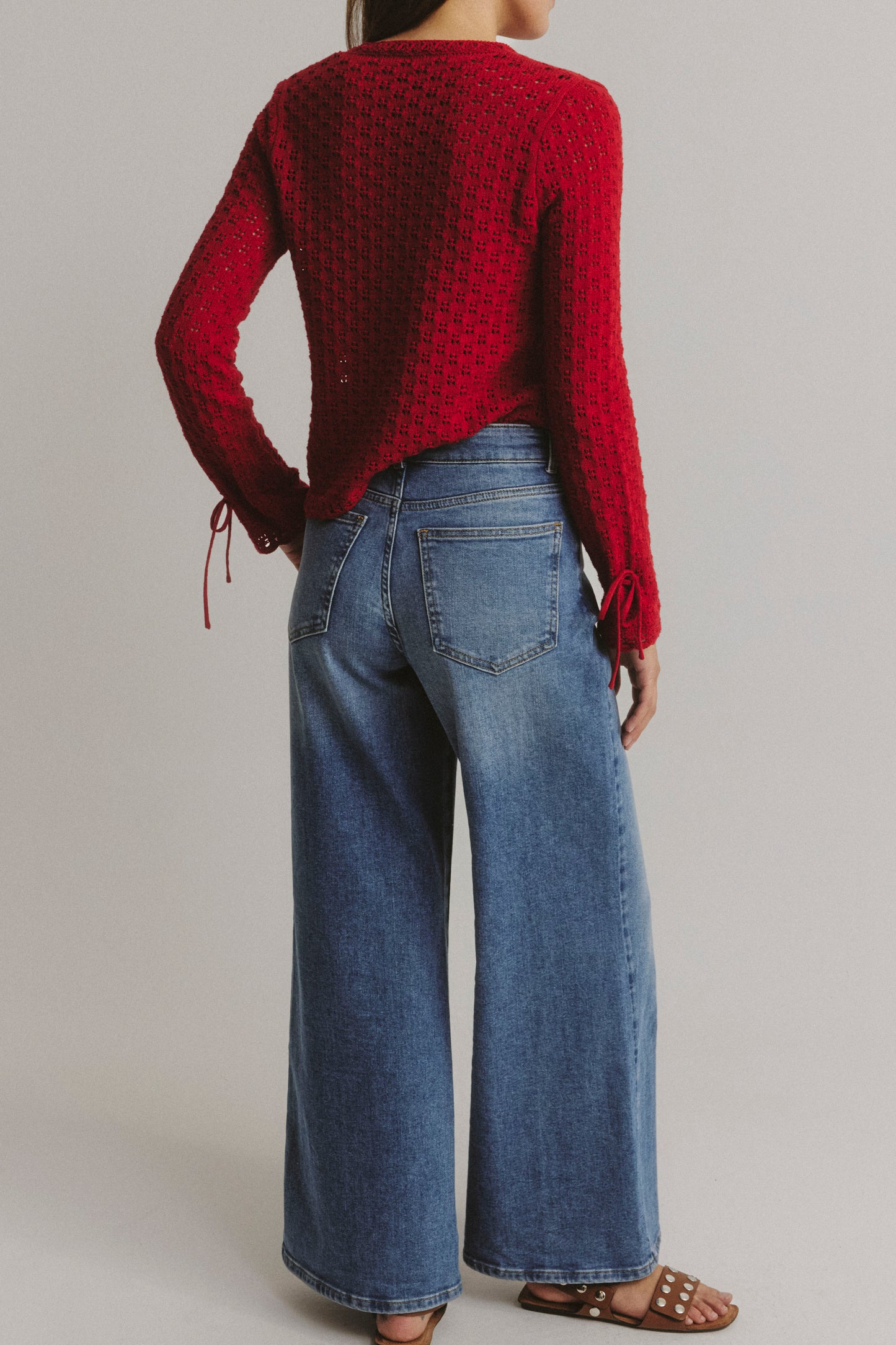 Jeans The Wide Leg in Mid Blue