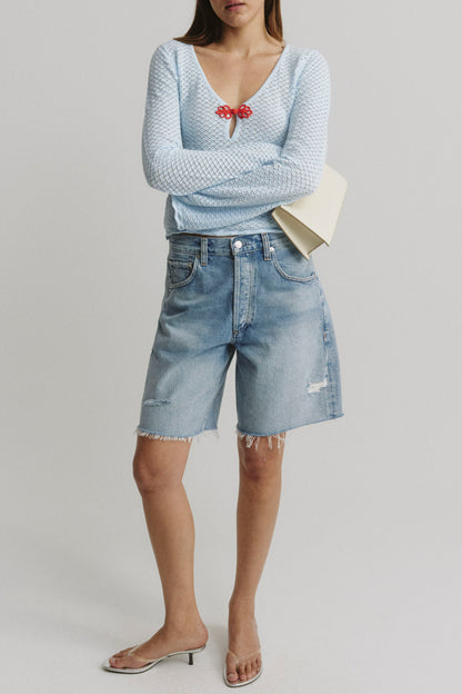 Longsleeve Beach Flirt in Hellblau