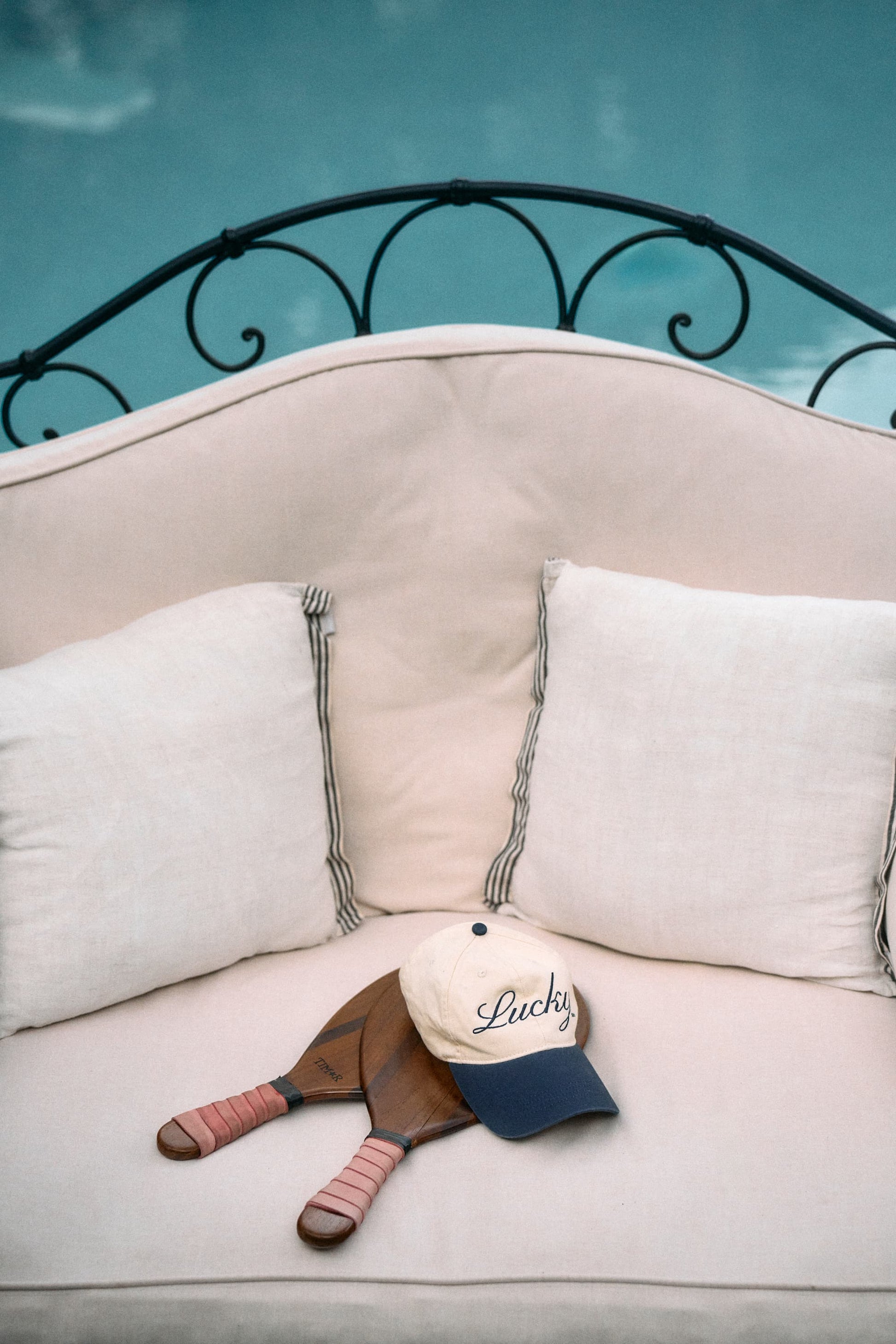 Cap Lucky in Ivory/NavyAnita Hass - Anita Hass