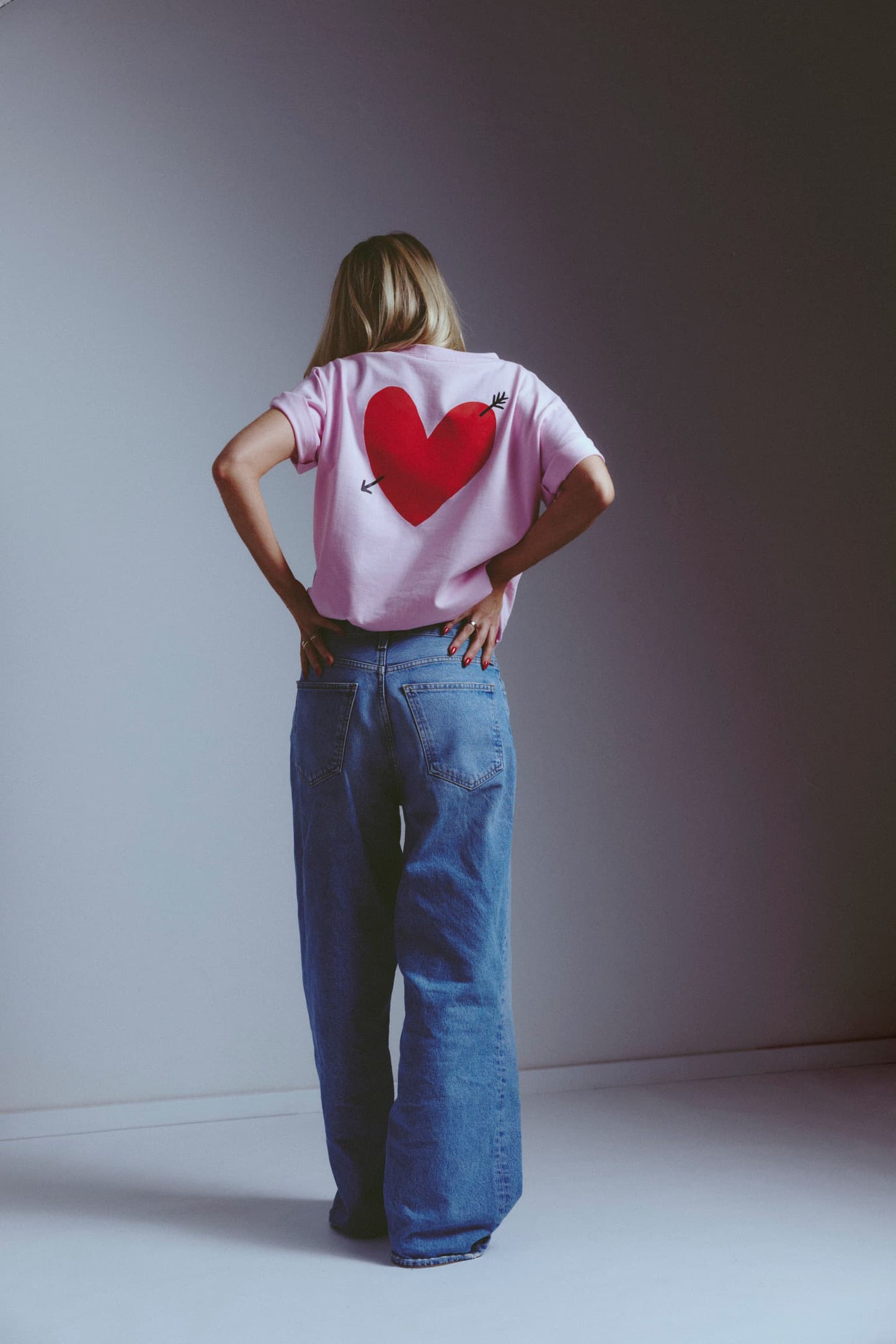 T-Shirt 'Heart' in RosaAnita Hass - Anita Hass
