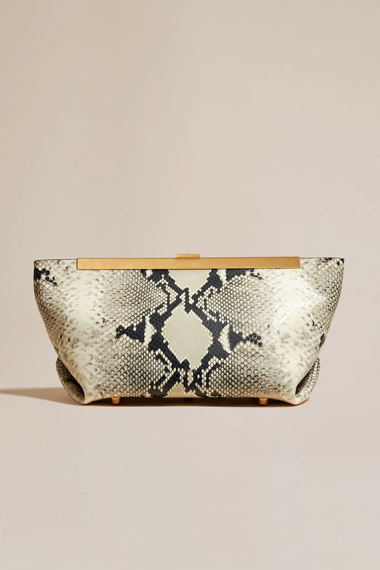 Clutch Aimee in Natural PythonKhaite - Anita Hass