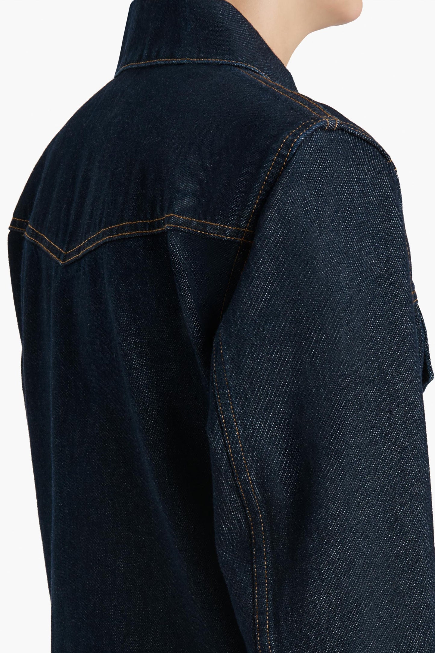 Augustine denim jacket in Benson