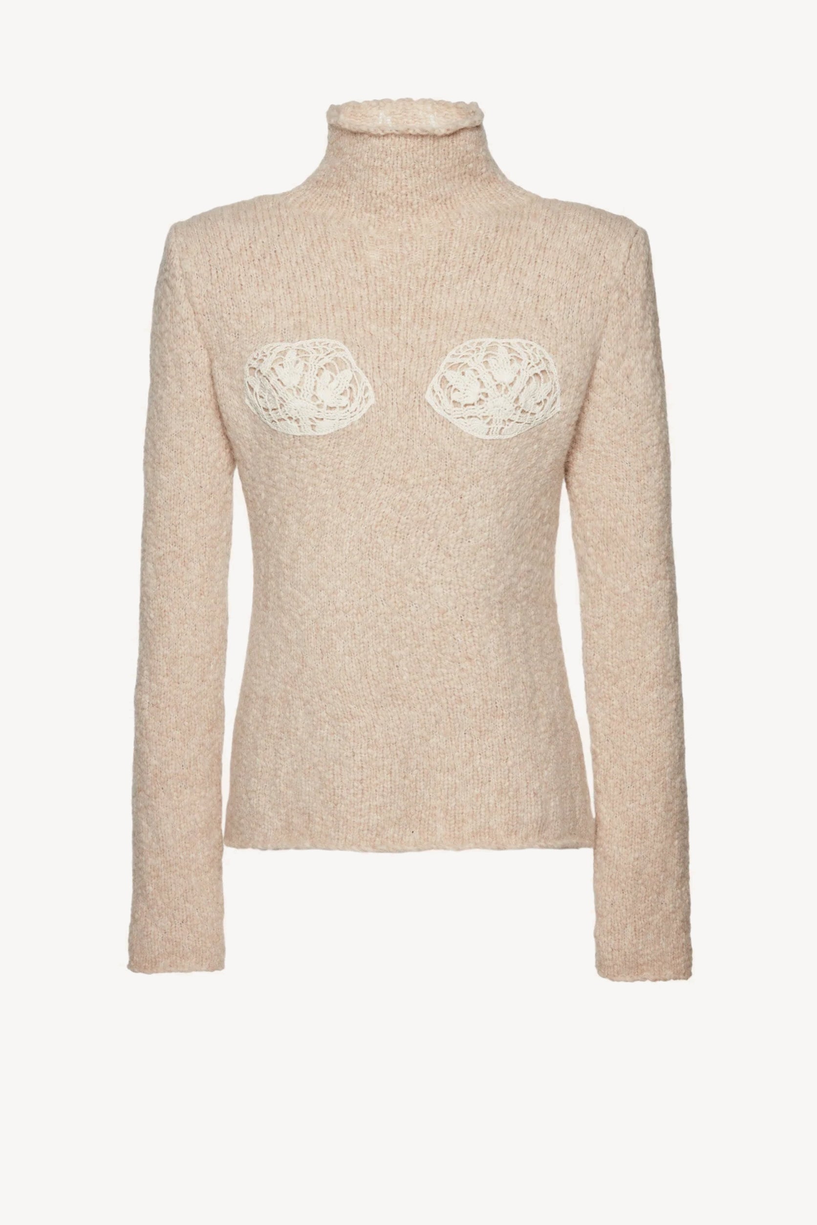 Pullover Lace Bra in BeigeMagda Butrym - Anita Hass