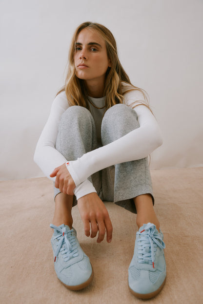Longsleeve Splash in White