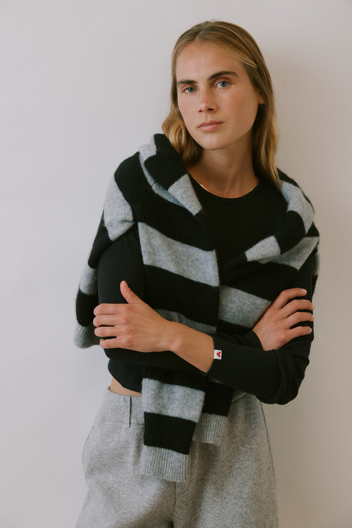 Longsleeve Splash in Schwarz Anita Hass