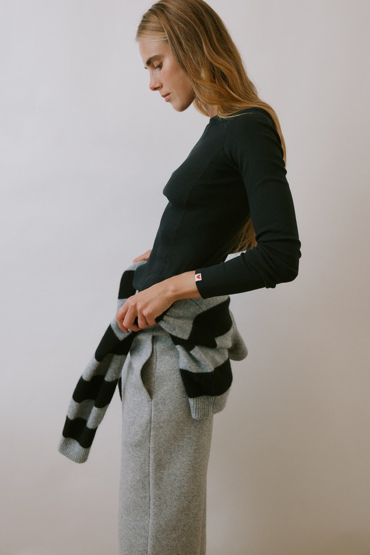 Longsleeve Splash in Schwarz Anita Hass