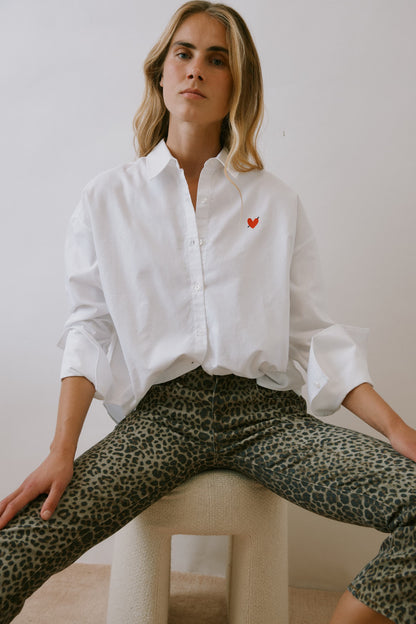 Blouse Oxford in White