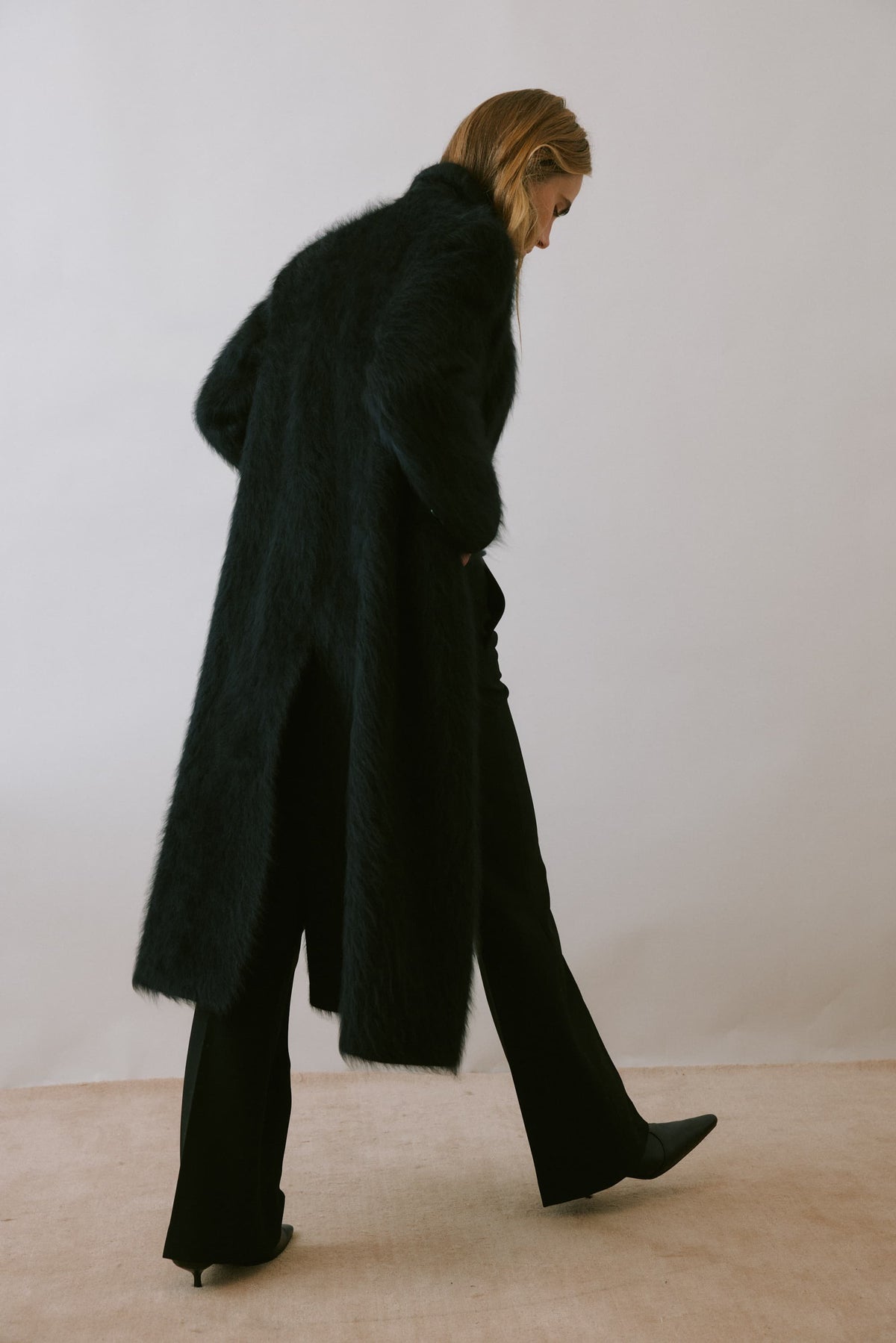 Coat Alessia in Midnight Black