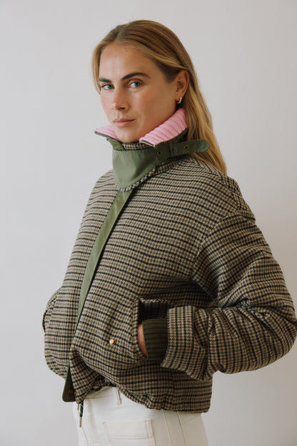 Jacket Deliah in Grey/Black