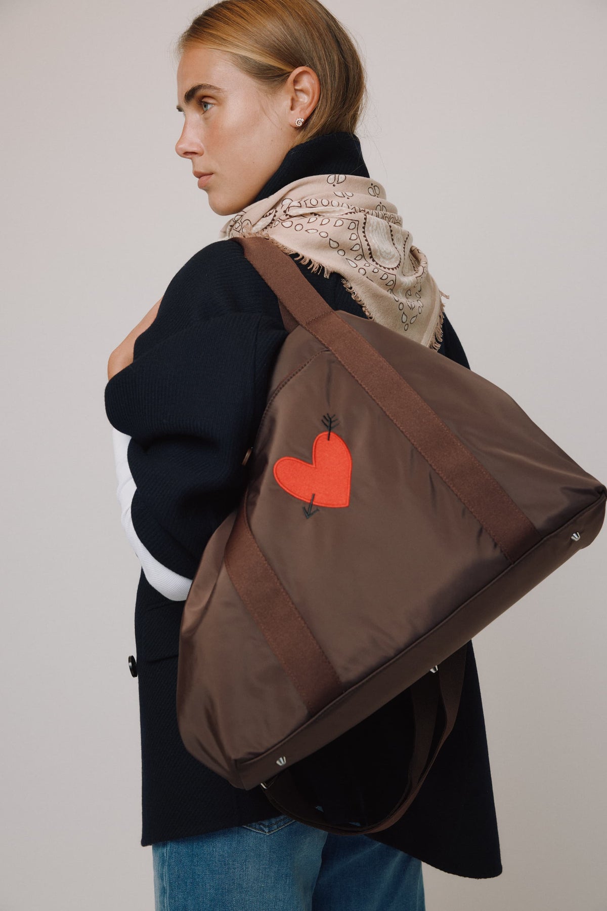 Tuch Wilma in Beige/Braun Anita Hass