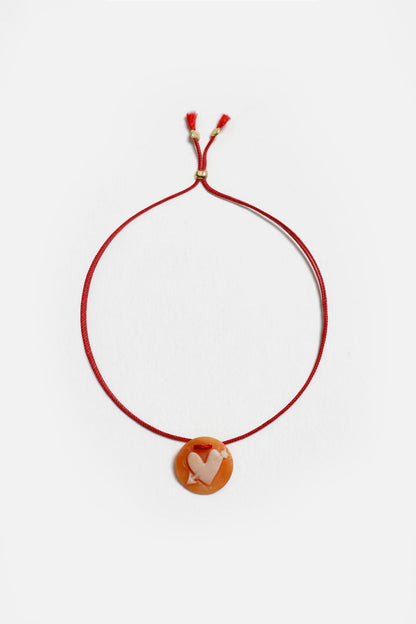 Armband Cameo in RotSorbet Island x Anita Hass - Anita Hass