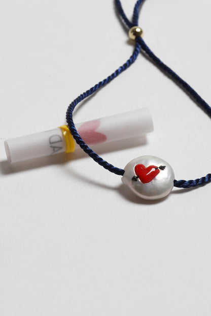 Armband Pearl in Dark Navy TwistedSorbet Island x Anita Hass - Anita Hass