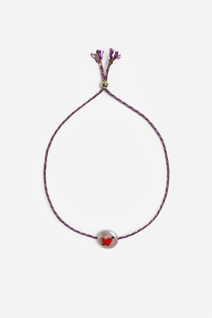 Armband Pearl in Violet LurexSorbet Island x Anita Hass - Anita Hass