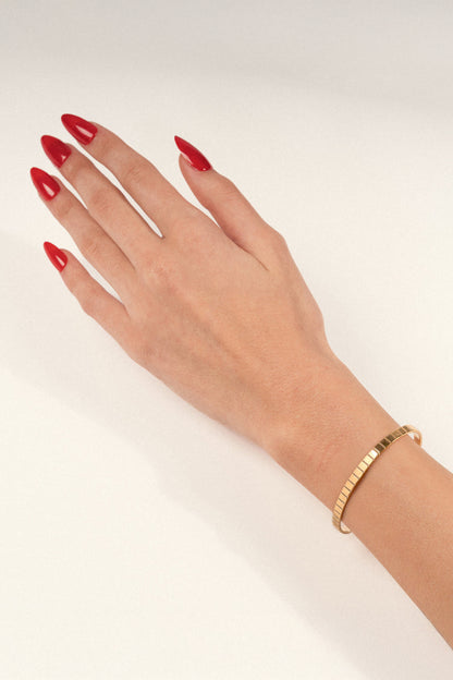 Armspange Single Slot Cuff in GoldIVI Los Angeles - Anita Hass