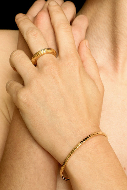 Armspange Slim Signore Cuff in GoldIVI Los Angeles - Anita Hass