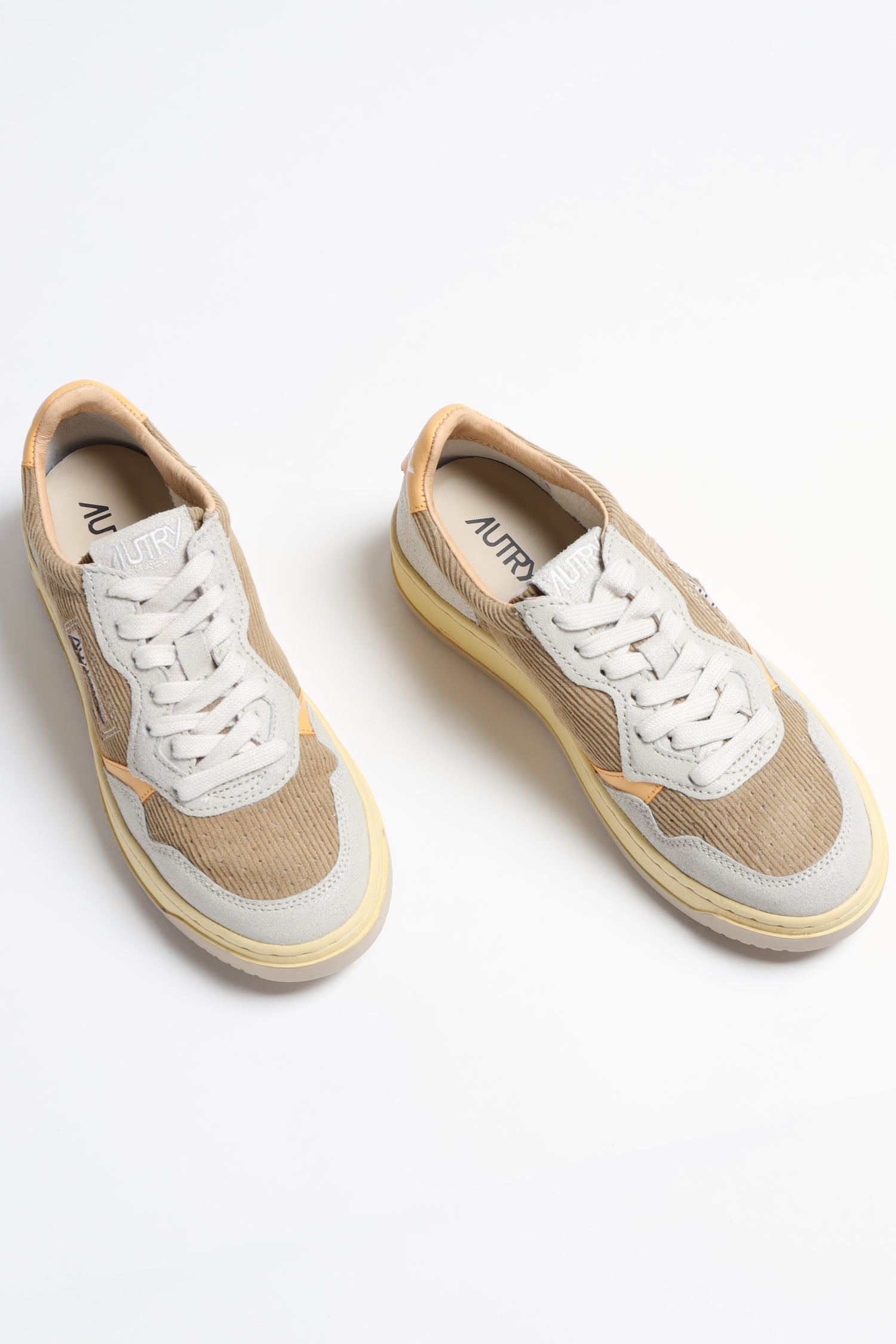Sneaker 01 Low Cord in Taupe/OrangeAutry - Anita Hass