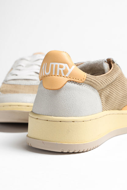 Sneaker 01 Low Cord in Taupe/OrangeAutry - Anita Hass
