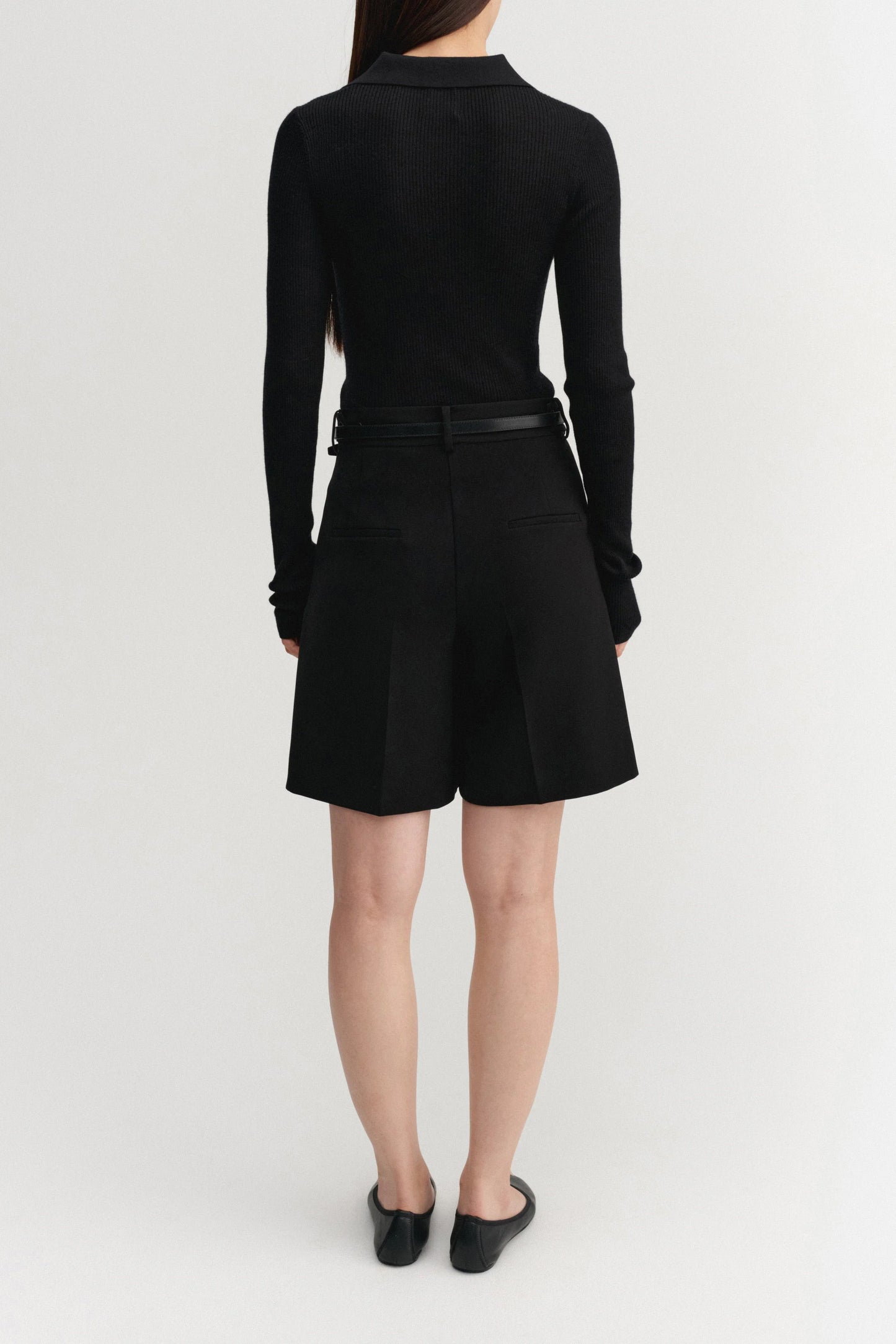 Shorts Blair Crepe in SchwarzAlmada Label - Anita Hass