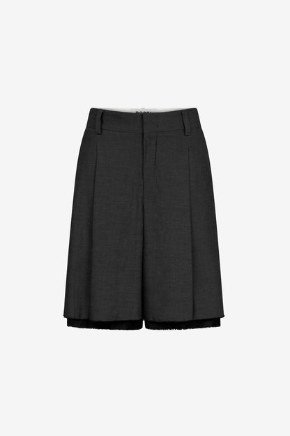 Bermudas Romi Cool Wool in Grau