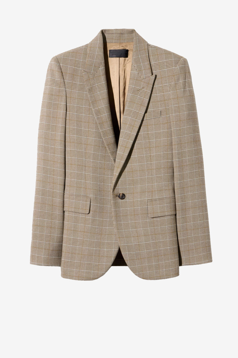 Blazer Anabel in Grey/Ochre Check