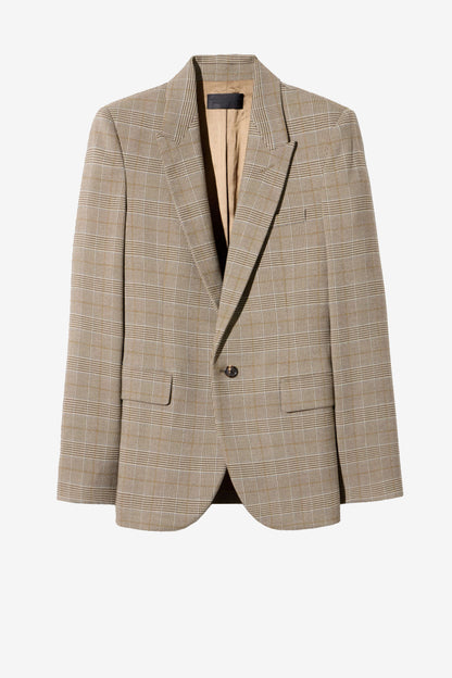 Blazer Anabel in Grey/Ochre Check