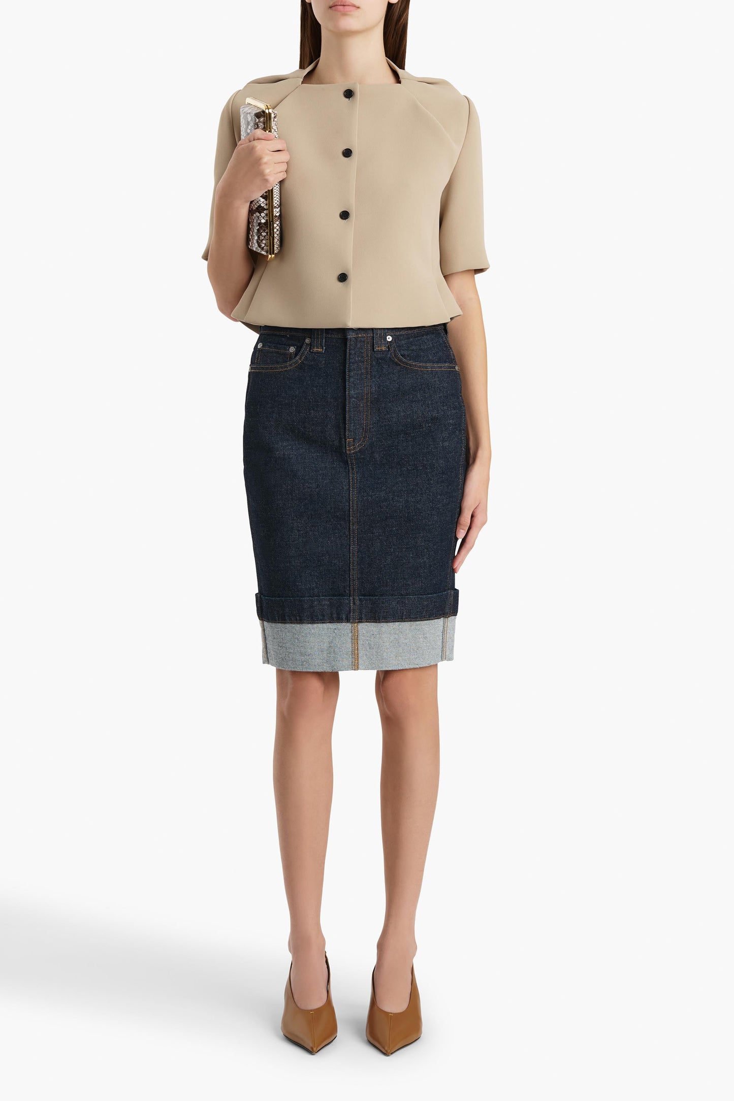 Blazer Franc in Tea Stain