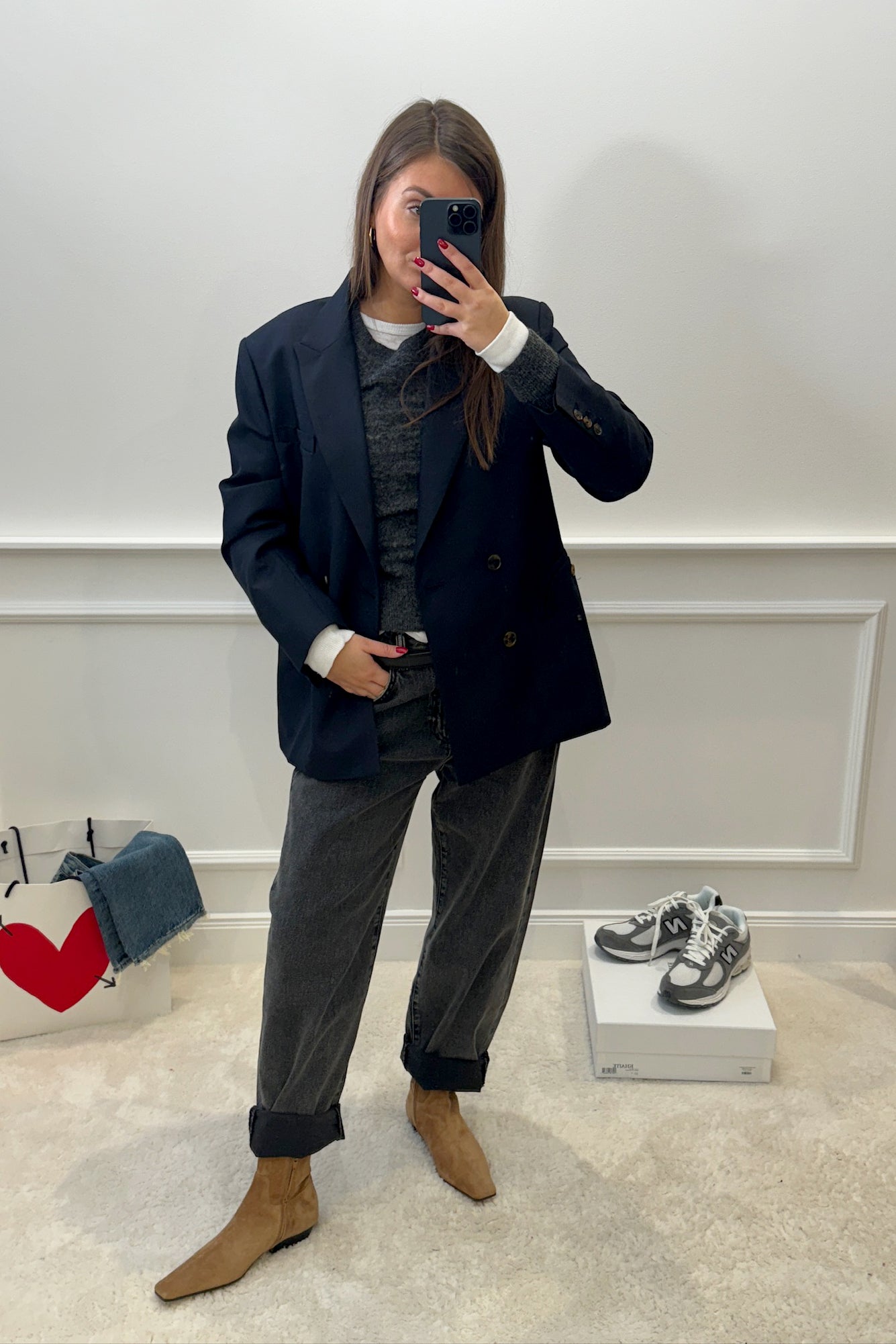 Blazer Nightbreak in Alcanara NavyBlazé Milano - Anita Hass