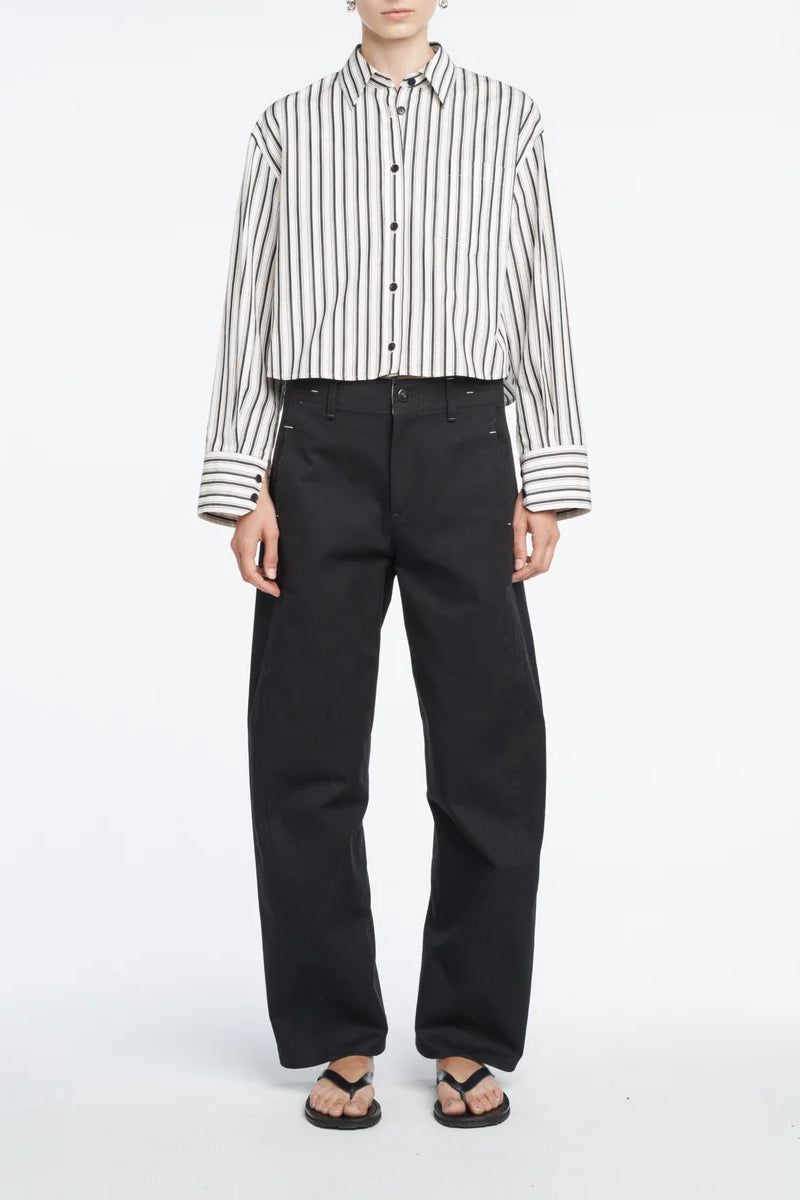 Bluse Cropped in Ivory/BlackMaria McManus - Anita Hass