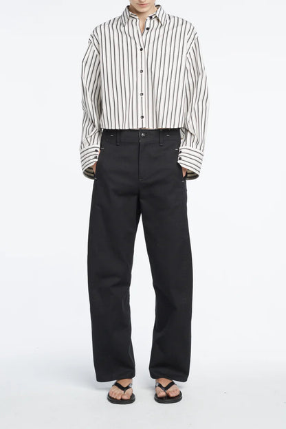 Bluse Cropped in Ivory/BlackMaria McManus - Anita Hass