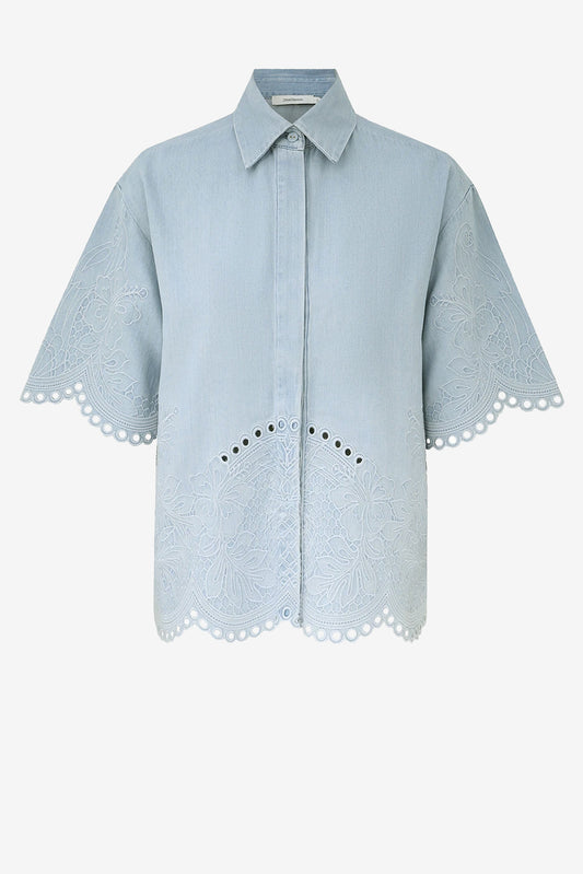 Bluse Daylight Denim in Ice Storm