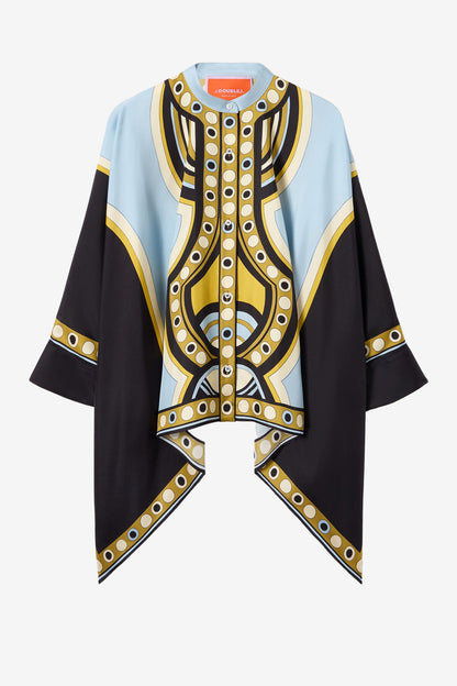 Blusa Foulard en Sanctuary Placée Light Blue