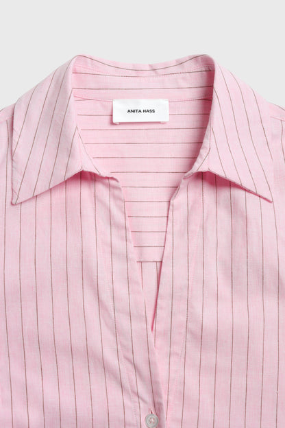 Bluse Linen Love Tailored in Rosa/BraunAnita Hass - Anita Hass