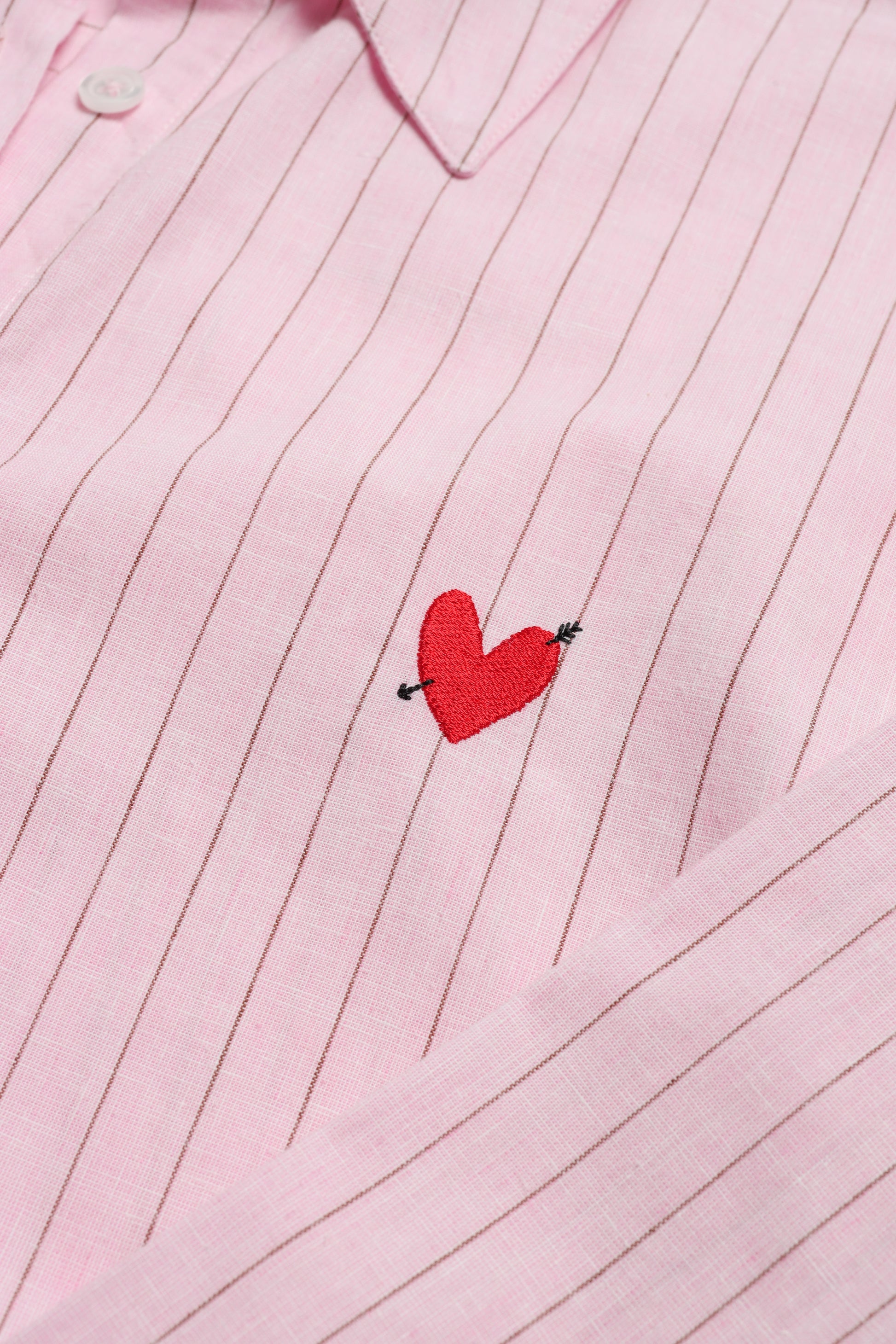 Bluse Linen Love in Rosa/BraunAnita Hass - Anita Hass