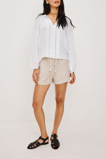 Naples blouse in white