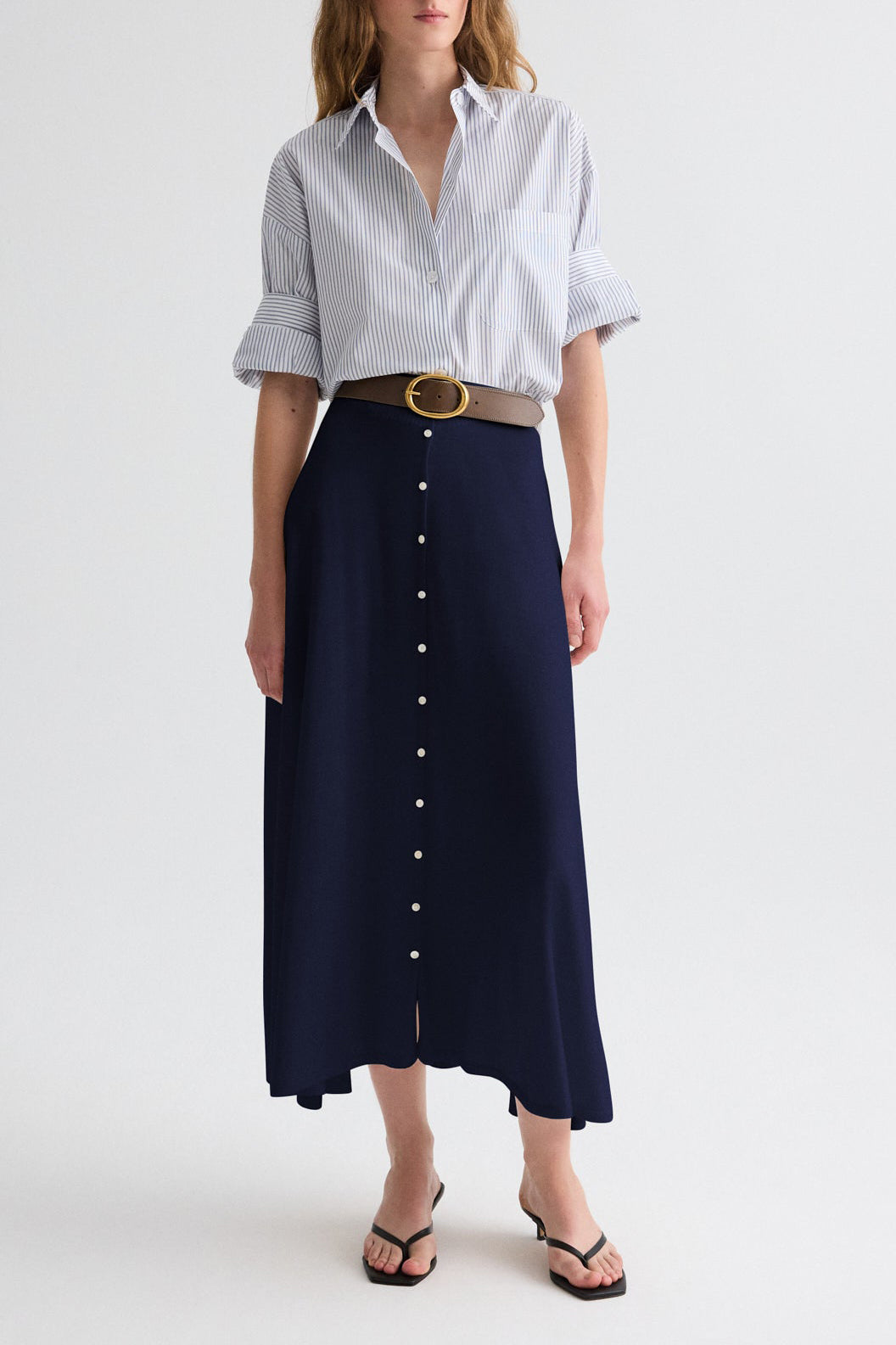 Bluse Next Ex in White/MidnightTWP Clothing - Anita Hass