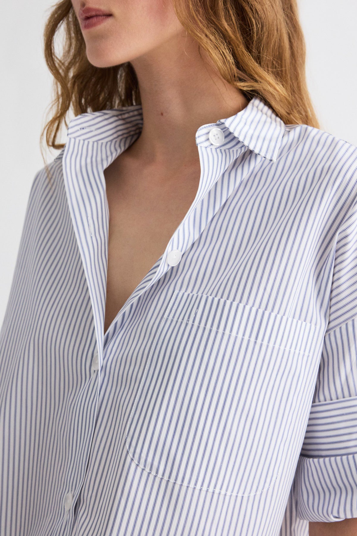 Bluse Next Ex in White/MidnightTWP Clothing - Anita Hass