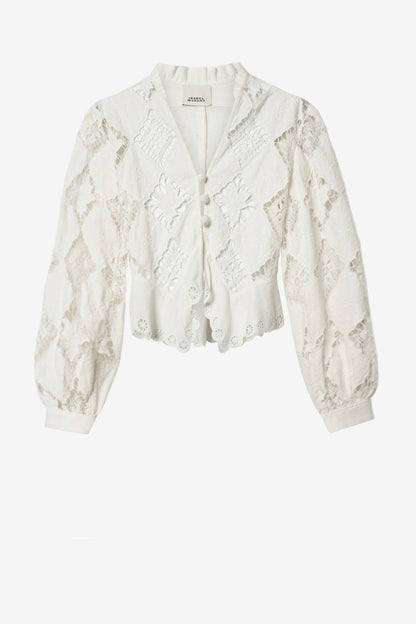 Nina blouse in white