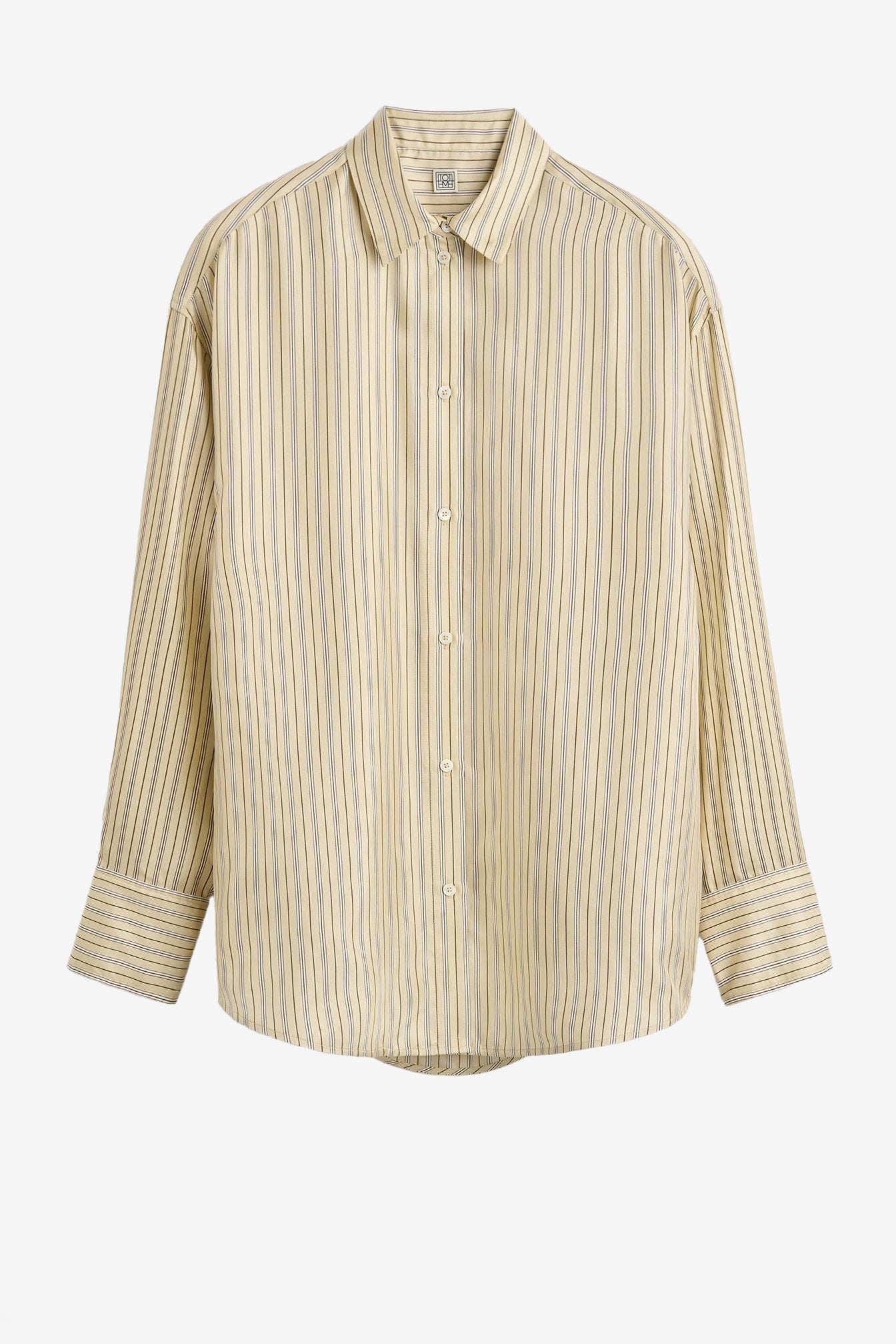 Camicetta oversize in beige/marrone