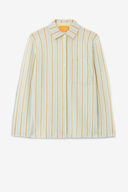 Bluse Stripe Showtime in Limewash