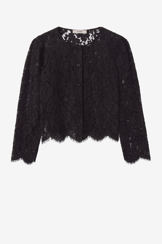 Camicetta The Lace in nero