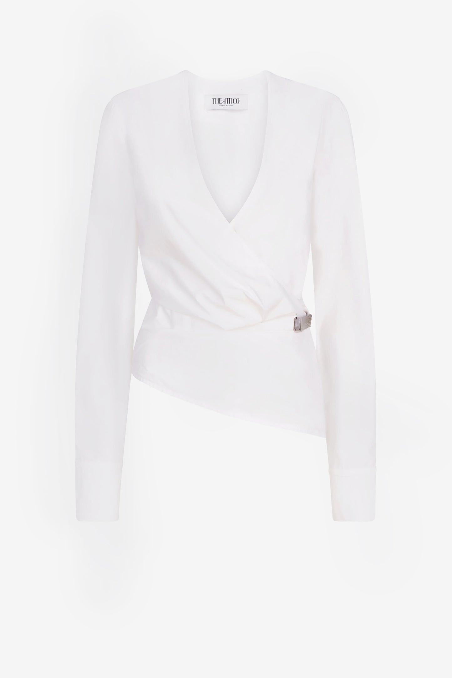 Bluse Wrap in WeißThe Attico - Anita Hass