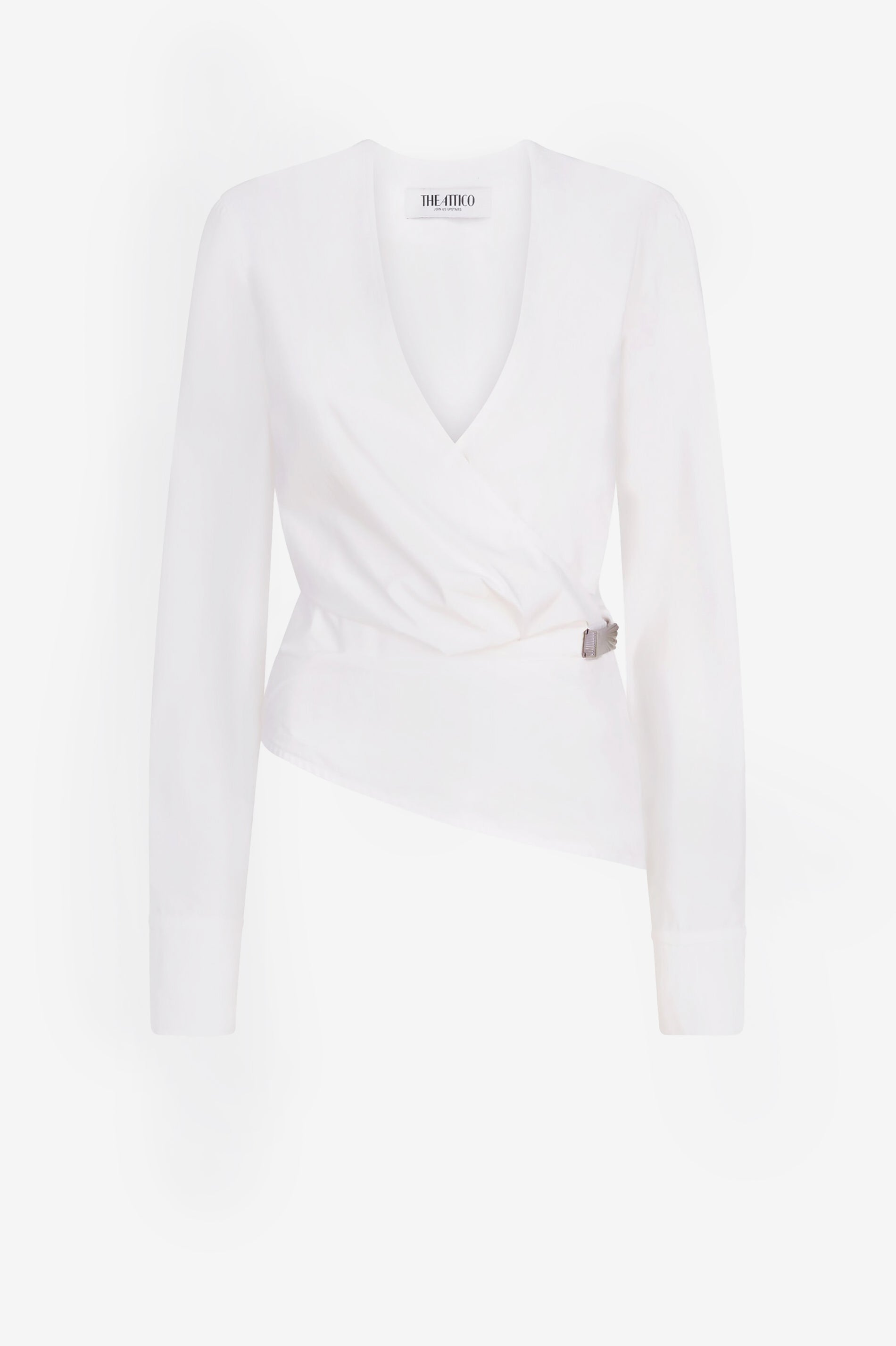 Bluse Wrap in WeißThe Attico - Anita Hass