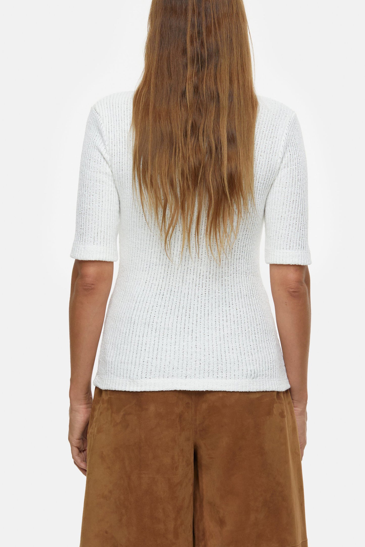 Boucle-Shirt in IvoryClosed - Anita Hass