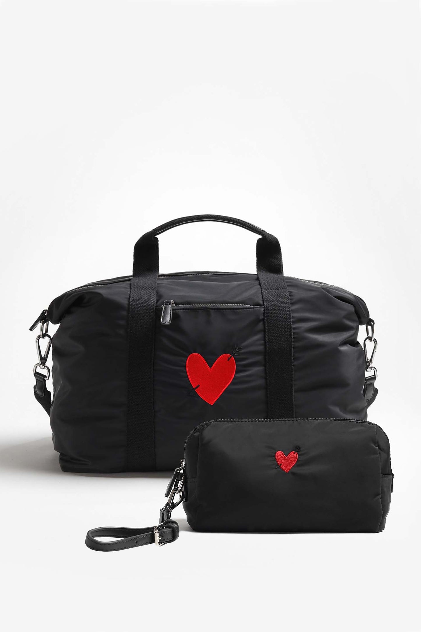 Taschen Set 'Heart' in Black NylonAnita Hass - Anita Hass