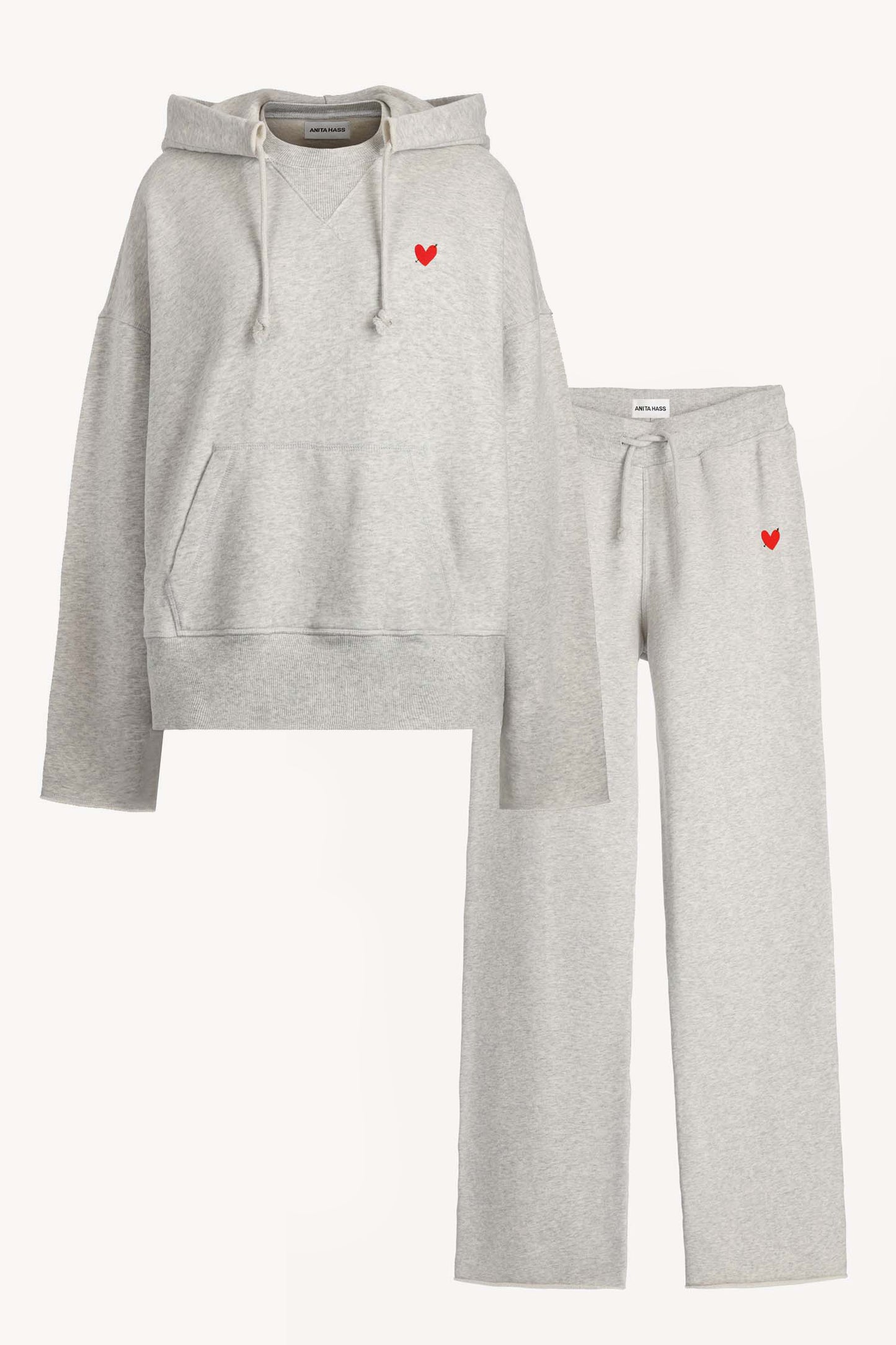 Sweatsuit Open Seam in Melange GreyAnita Hass - Anita Hass