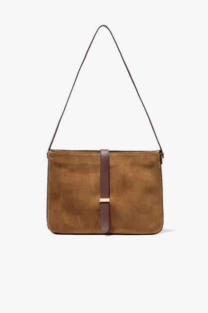 Sac Jane en daim Tawny